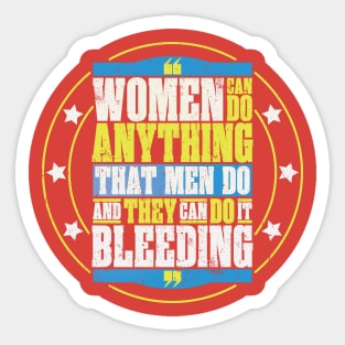 Bloody Women Sticker